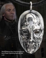 Harry Potter - Ciondolo con la maschera da Mangiamorte di Lucius Malfoy